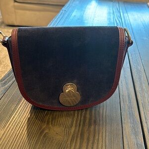 Longchamp Suede Crossbody